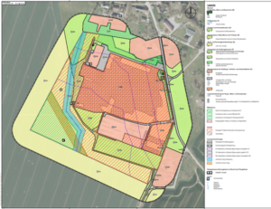 Auszug aus dem Bestands-, Konflikt- und Maßnahmenplan des Solarparks Göslow