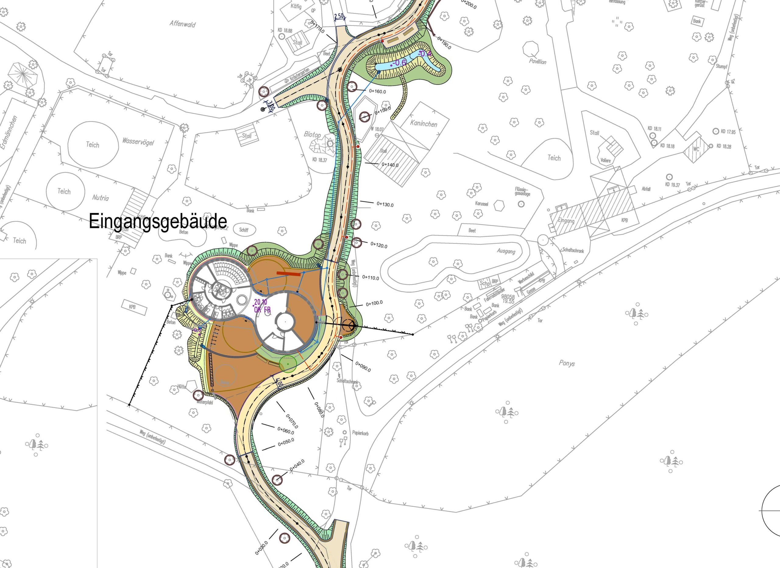 Tierpark Wolgast Ausschnitt aus Planungen